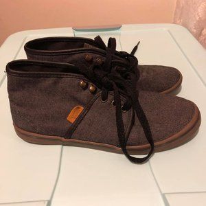 women's denim Vans shoes